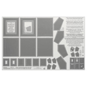 3 tissu lavable NO VOIR gris photo charpente artis