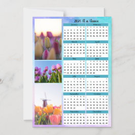 3-Tulpen-Bild im Überblick-Kalender Magneteinladung