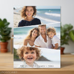 3 Uneven FotoCollage - Funky Quadrilateral Art Postkarte<br><div class="desc">Verwenden Sie drei horizontale oder landschaftliche Foto und erstellen Sie eine einzigartige und trendige Collage aus Foto. Sie müssen Ihre Fotos sorgfältig auswählen. Sie müssen waagerecht sein — und das Motiv richtig oder je nach Raum links wählen. Wenn Sie etwas bewegen möchten, klicken Sie auf die Schaltfläche Anpassen, um Änderungen...</div>