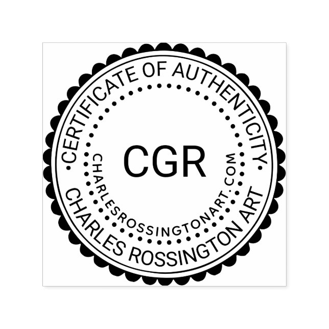 3 Ursprüngliche Authentifizierungsbescheinigung #7 Permastempel (Design)