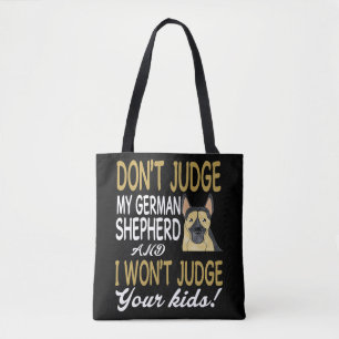 3 Urteile nicht über meinen deutschen Schäferhund, Tasche