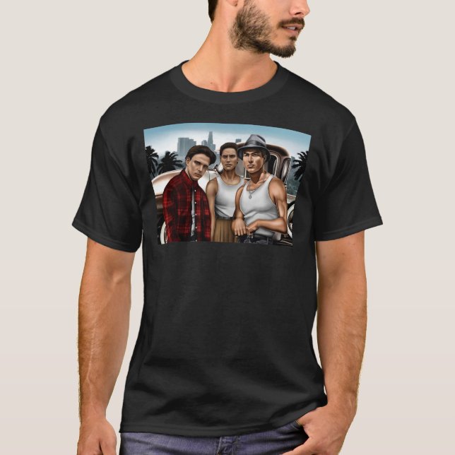 3 Vatos locos chicano Klassischer T - Shirt (Vorderseite)