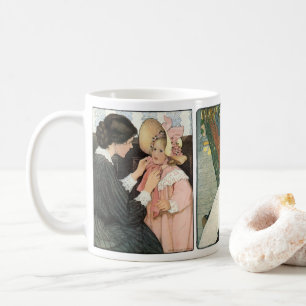 3 Verschiedene Illustrationen von Jessie Willcox S Kaffeetasse