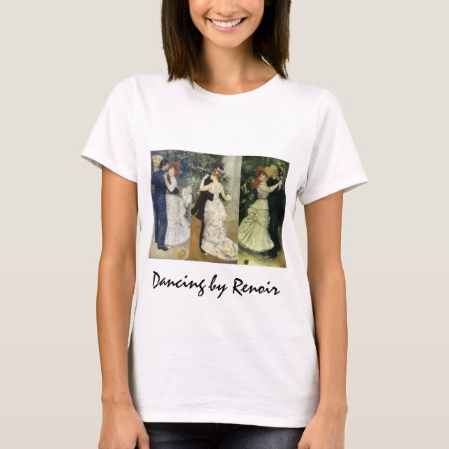 3 verschiedene Tanzszenen von Pierre Renoir T-Shirt (Vorderseite)