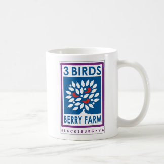 3 Vogel-Beeren-Bauernhof 11 Unze. Tasse