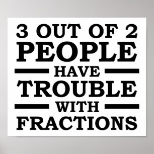 3 von 2 Personen Lustiges Poster