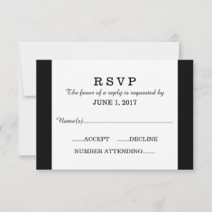 3 Vorlage für die RSVP-Karte