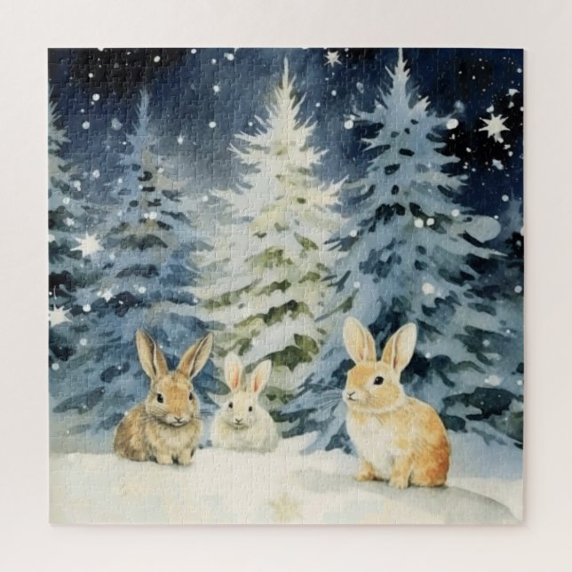 3 Weihnachtsbunnies (Vertikal)