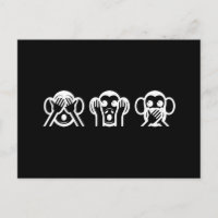 3 Weiße Affen Emoji