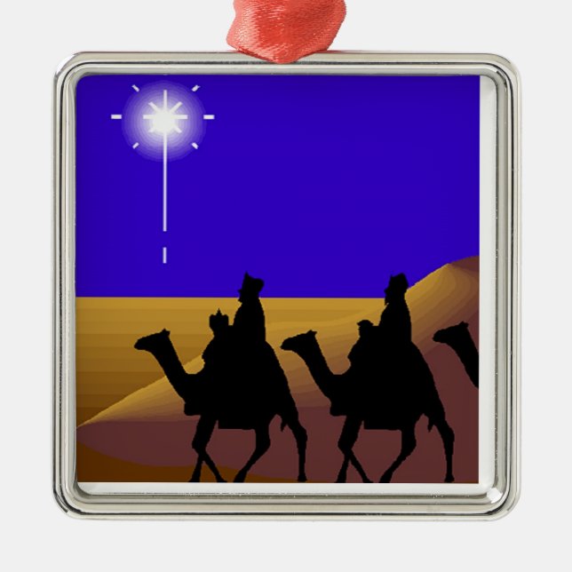 3 Weiße Männer Weihnachtsschmuck (Vorne)