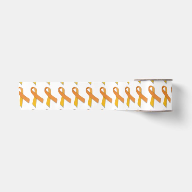 3" weit Satin-Leukämie-Bewusstseins-Band Satinband (Vorderseite)