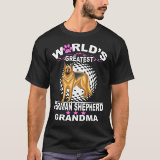 3 Weltbeste Deutsche Schäferhund-Oma T-Shirt
