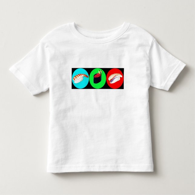 3 wenig Sushies T - Shirt (Vorderseite)