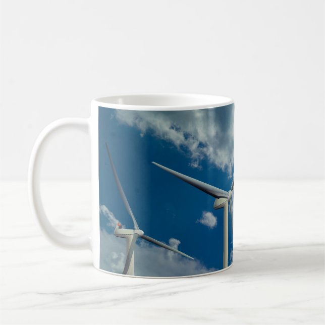 3 Windkraftanlagen Kaffeetasse (Links)