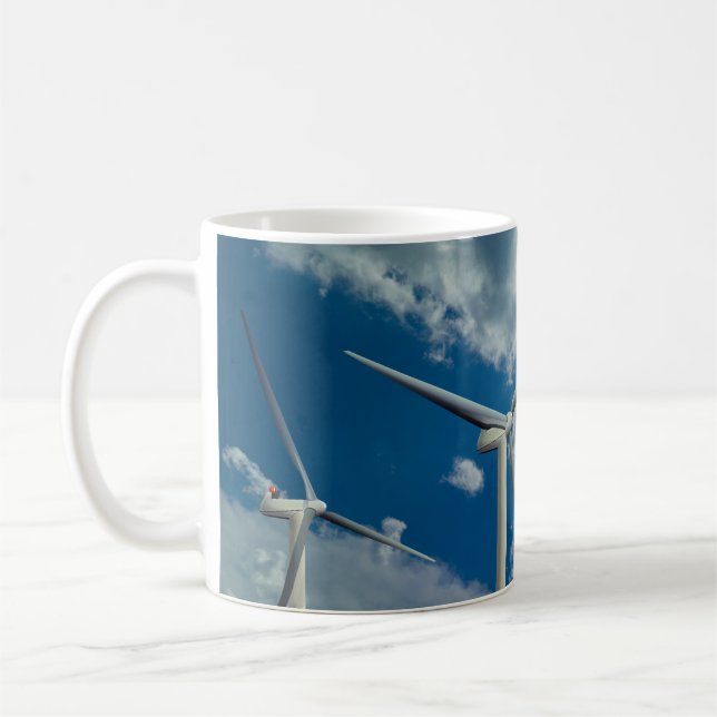 3 Windkraftanlagen Kaffeetasse (Links)