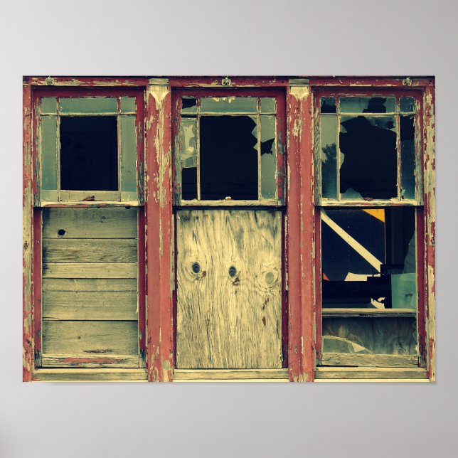 3 Windows kaputt Poster (Vorne)