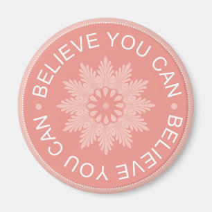 3 Word-Zitate ~Glaube, dass man einen motivierend  Magnet