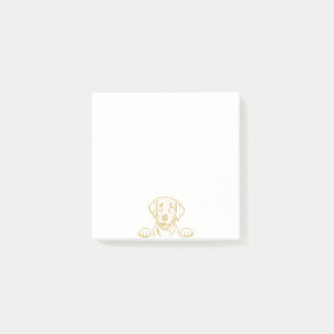 3"x3"-Gelbe Labrador - Nachhinweise Post-it Klebezettel