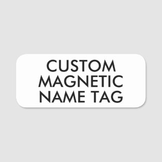 3" x 1.25" ABGERUNDETE individuelle magnetische Na Namensschild