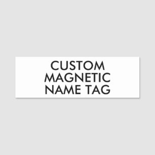 3" x 1" benutzerdefinierte magnetische Namensschil Namensschild