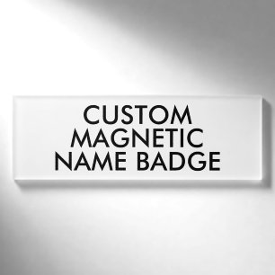 3" x 1" Personalisiertes Magnetisches Namensschild Namenschild