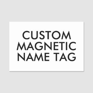 3" x 2" benutzerdefinierte magnetische Namensschil Namensschild