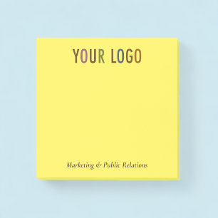 3 x 3 Notes Post-it® personnalisées avec logo de l