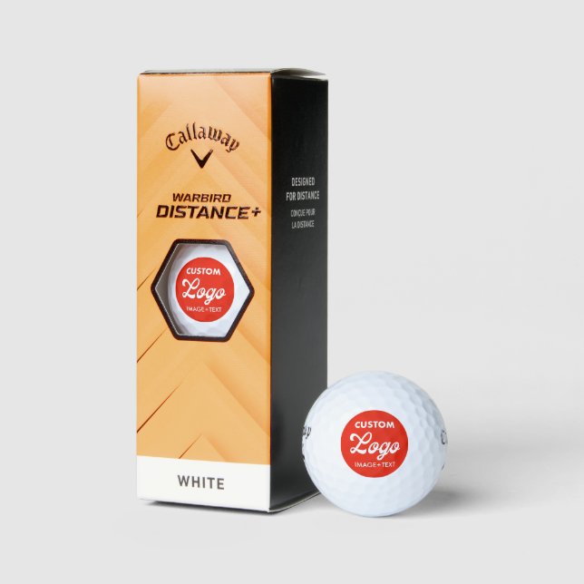 3 x Benutzerdefiniertes Logo Anruf Warbird Golf Ba Golfball (Verpackungen)