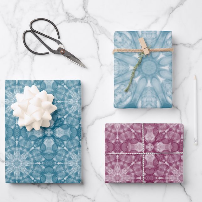 3 x feuilles de papier d'emballage (Recto)
