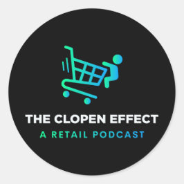 3 Zoll Clopen-Effekt Runder Aufkleber