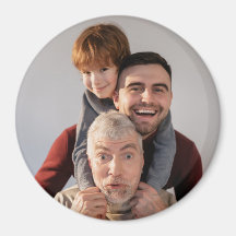 3 Zoll Kreis Foto Magnet