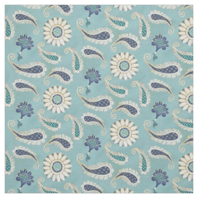 3 Zoll wiederholen marokkanisches Paisley Floral A Stoff (Muster)