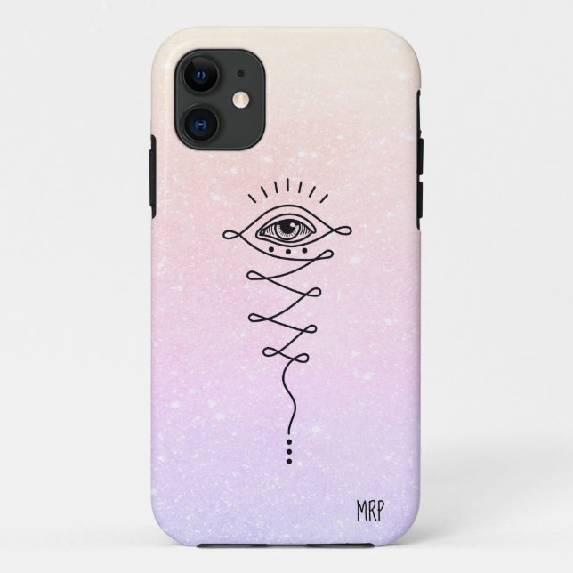 *~* 3Augen zur Erleuchtung und Nirvana Ombre Case-Mate iPhone Hülle (Rückseite)