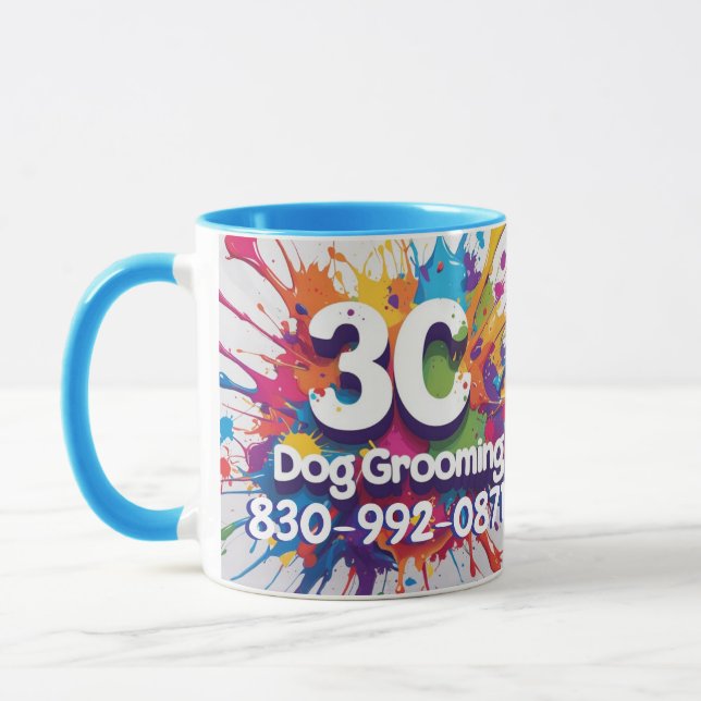 3C Hundepflege Tasse (Links)