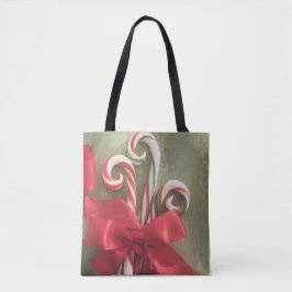 3Candy Canes Tote Bag Tasche