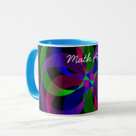 3D 2D Hybrid Geometric Coffee Tasse
