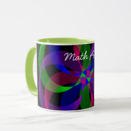3D 2D Hybrid Geometric Coffee Tasse