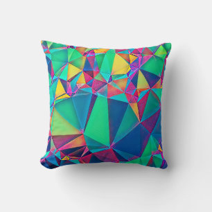 3D-Abbildung. Trendy abstrakter Hintergrund. Farbe Kissen