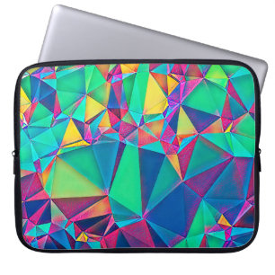 3D-Abbildung. Trendy abstrakter Hintergrund. Farbe Laptopschutzhülle