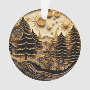 3d Abkühlungseffektwald Ornament