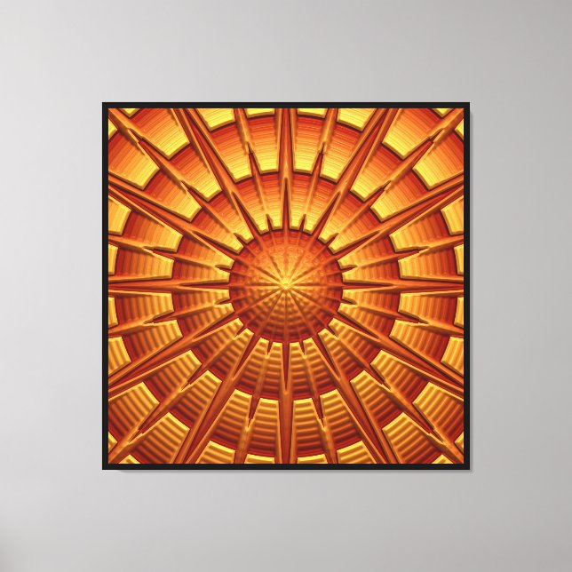 3D Abstrakt Art. 2A Leinwanddruck (Vorderseite)
