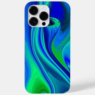 3D Abstrakt in grün blau lila Case-Mate iPhone 14 Pro Max Hülle
