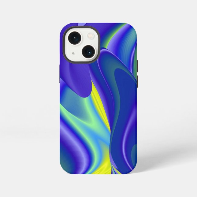 3D Abstrakte Regenbogenkunst iPhone 13 Mini Hülle (Rückseite)