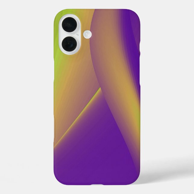 3D Abstrakte Regenbogenkunst iPhone 16 Plus Hülle (Rückseite)