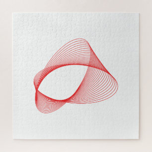 3D abstrakte rote Form