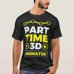 3D-Animator für Teil T-Shirt