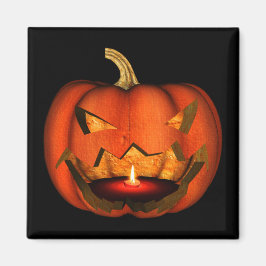 3D-BEÄNGSTIGEND-LIT-PUMPKIN-JACK-O-LANTERN-ORANGE MAGNET