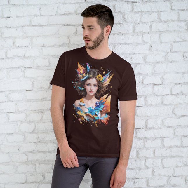 3D Beauty Queen T - Shirt (Von Creator hochgeladen)
