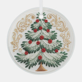 3D bestickte Weihnachtsbaumschmuck Ornament Aus Glas