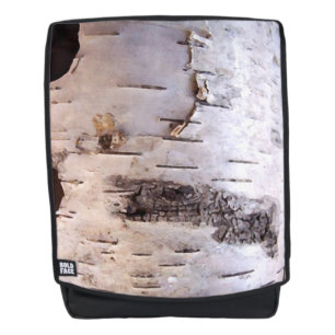 3D Birch Bark Fotografie Rucksack